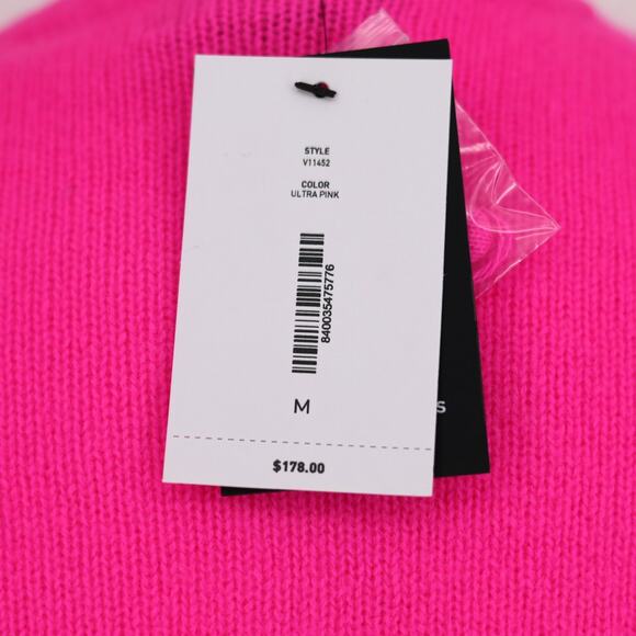 C by Bloomingdale's Women Ultra Pink Cashmere Crew Neck Cardigan Sweater Size M - Picture 5 of 6